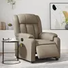 Image de vidaXL Fauteuil de massage inclinable électrique cappuccino similicuir