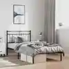 Image de vidaXL Tête de lit de remplacement métal blanc 193 cm