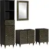 Image de vidaXL Ensemble de meubles de salle de bain 4 pcs bois manguier massif