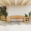 Image de vidaXL Ensemble à manger de jardin 4 pcs Bois de teck massif