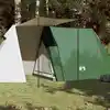 Image de vidaXL Tente de camping 3 personnes vert imperméable