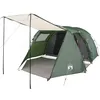 Image de vidaXL Tente de Camping Tunnel 4 Personnes Vert imperméable