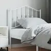 Image de vidaXL Tête de lit de remplacement métal blanc 80 cm