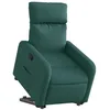 Image de Fauteuil inclinable vert foncé tissu