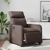 Image de vidaXL Fauteuil inclinable électrique Marron Similicuir