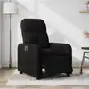 Image de vidaXL Fauteuil inclinable électrique Noir Tissu