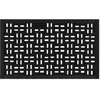 Image de vidaXL Paillasson Rectangulaire, Tapis de Porte Antidérapant, Tapis de Sol Entrée Cuisine Jardin Garage, Moderne, 45x75 cm Caoutchouc