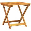 Image de Table pliable de jardin 50x50x50 cm bois d acacia solide