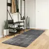 Image de vidaXL Tapis HUARTE à poils courts doux et lavable anthracite 80x250cm