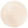Image de vidaXL Tapis à Poils Courts Doux et Lavable, Moquette de Sol, Tapis de Zone, Carpette de Salon Salle de Séjour Chambre, Moderne, Beige Ø 100 cm