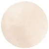 Image de vidaXL Tapis à Poils Courts Doux et Lavable, Moquette de Sol, Tapis de Zone, Carpette de Salon Salle de Séjour Chambre, Moderne, Beige Ø 120 cm