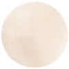 Image de vidaXL Tapis à Poils Courts Doux et Lavable, Moquette de Sol, Tapis de Zone, Carpette de Salon Salle de Séjour Chambre, Moderne, Beige Ø 160 cm