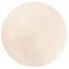 Image de vidaXL Tapis à Poils Courts Doux et Lavable, Moquette de Sol, Tapis de Zone, Carpette de Salon Salle de Séjour Chambre, Moderne, Beige Ø 200 cm