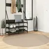 Image de vidaXL Tapis HUARTE à poils courts doux et lavable sable Ø 160 cm