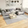 Image de vidaXL Tapis à Poils Courts Doux et Lavable, Moquette de Sol, Tapis de Zone, Carpette de Salon Salle de Séjour Chambre, Moderne, Gris 200x280 cm