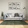 Image de vidaXL Tapis HUARTE à poils courts doux lavable vert forêt 160x160 cm