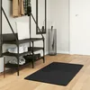 Image de vidaXL Tapis à Poils Courts Doux et Lavable, Moquette de Sol, Tapis de Zone, Carpette de Salon Salle de Séjour Chambre, Moderne, Noir 60x110 cm