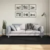 Image de vidaXL Tapis à Poils Courts Doux et Lavable, Moquette de Sol, Tapis de Zone, Carpette de Salon Salle de Séjour Chambre, Moderne, Noir 160x230 cm