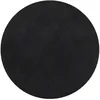Image de vidaXL Tapis à Poils Courts Doux et Lavable, Moquette de Sol, Tapis de Zone, Carpette de Salon Salle de Séjour Chambre, Moderne, Noir Ø 120 cm