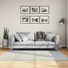 Image de vidaXL Tapis HUARTE à poils courts doux et lavable bleu 160x160 cm