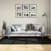 Image de vidaXL Tapis shaggy PAMPLONA poils longs moderne noir 140x200 cm