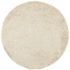 Image de vidaXL Tapis Shaggy à Poils Longs, Moquette de Sol, Tapis de Zone, Carpette de Salon Salle de Séjour Intérieur, Moderne, Doré Ø 160 cm