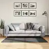 Image de vidaXL Tapis IZA poils courts style scandinave anthracite 80x150 cm