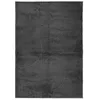 Image de vidaXL Tapis Poils Courts, Moquette de Sol, Tapis de Zone, Carpette de Salon Chambre à Coucher Couloir, Style Scandinave Anthracite 160x230 cm