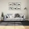 Image de vidaXL Tapis IZA poils courts style scandinave anthracite 160x230 cm