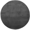 Image de vidaXL Tapis Poils Courts, Moquette de Sol, Tapis de Zone, Carpette de Salon Chambre à Coucher Couloir, Style Scandinave Anthracite Ø 120 cm