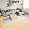 Image de vidaXL Tapis IZA poils courts style scandinave crème 200x280 cm