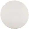 Image de vidaXL Tapis Poils Courts, Moquette de Sol, Tapis de Zone, Carpette de Salon Chambre à Coucher Couloir, Style Scandinave Crème Ø 80 cm