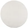 Image de vidaXL Tapis Poils Courts, Moquette de Sol, Tapis de Zone, Carpette de Salon Chambre à Coucher Couloir, Style Scandinave Crème Ø 100 cm