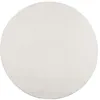 Image de vidaXL Tapis Poils Courts, Moquette de Sol, Tapis de Zone, Carpette de Salon Chambre à Coucher Couloir, Style Scandinave Crème Ø 120 cm