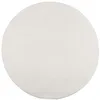 Image de vidaXL Tapis Poils Courts, Moquette de Sol, Tapis de Zone, Carpette de Salon Chambre à Coucher Couloir, Style Scandinave Crème Ø 200 cm
