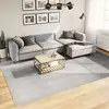 Image de vidaXL Tapis IZA poils courts style scandinave gris 240x340 cm