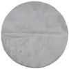 Image de vidaXL Tapis Poils Courts, Moquette de Sol, Tapis de Zone, Carpette de Salon Chambre à Coucher Couloir, Style Scandinave Gris Ø 80 cm