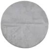 Image de vidaXL Tapis Poils Courts, Moquette de Sol, Tapis de Zone, Carpette de Salon Chambre à Coucher Couloir, Style Scandinave Gris Ø 100 cm