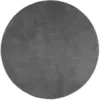 Image de vidaXL Tapis à Poils Courts, Moquette de Sol, Tapis de Zone, Carpette de Salon Chambre Salle de Séjour, Moderne, Anthracite Ø 160 cm
