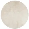 Image de vidaXL Tapis à Poils Courts, Moquette de Sol, Tapis de Zone, Carpette de Salon Chambre à Coucher Salle de Séjour, Moderne, Beige Ø 160 cm