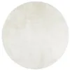 Image de vidaXL Tapis à Poils Courts, Moquette de Sol, Tapis de Zone, Carpette de Salon Chambre à Coucher Salle de Séjour, Moderne, Crème Ø 120 cm