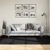 Image de vidaXL Tapis OVIEDO à poils courts noir 160x230 cm