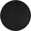Image de vidaXL Tapis à Poils Courts, Moquette de Sol, Tapis de Zone, Carpette de Salon Chambre à Coucher Salle de Séjour, Moderne, Noir Ø 120 cm