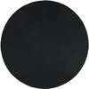 Image de vidaXL Tapis à Poils Courts, Moquette de Sol, Tapis de Zone, Carpette de Salon Chambre à Coucher Salle de Séjour, Moderne, Noir Ø 160 cm