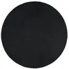 Image de vidaXL Tapis à Poils Courts, Moquette de Sol, Tapis de Zone, Carpette de Salon Chambre à Coucher Salle de Séjour, Moderne, Noir Ø 200 cm