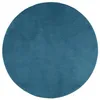Image de vidaXL Tapis à Poils Courts, Tapis Moelleux de Sol, Décoration Intérieure Salon Chambre à Coucher Bureau Couloir, Moderne, Turquoise Ø 120 cm