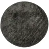 Image de vidaXL Tapis à Poils Longs Aspect Brillant, Moquette de Sol, Tapis de Zone, Carpette de Salon Bureau Chambre, Moderne, Anthracite Ø 160 cm