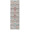 Image de vidaXL Tapis ARBIZU intérieur extérieur Design Vintage 80x250 cm, Tapis de Salon, Tapis rectangulaire, Tapis de Jardin, Tapis de Chambre à Coucher