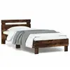 Image de vidaXL Cadre de lit sans matelas avec lumières LED 90x200 cm