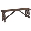 Image de vidaXL Banc de Jardin, Chaise de Camping, Siège de Pique-Nique, Meuble de Terrasse Arrière-Cour Patio Extérieur, Bois de Sapin Massif